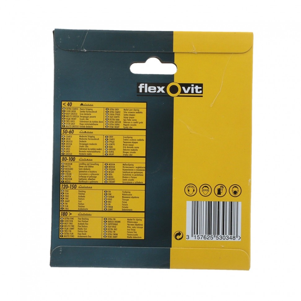 Disco Lixa Velcro Grão 80 125mm 6un Disco Lixa Velcro Grão 80 125mm 6un