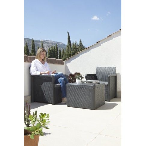 Conjunto Nassau Tete a Tete Storage 2 lugares Conjunto Nassau Tete a Tete Storage 2 lugares