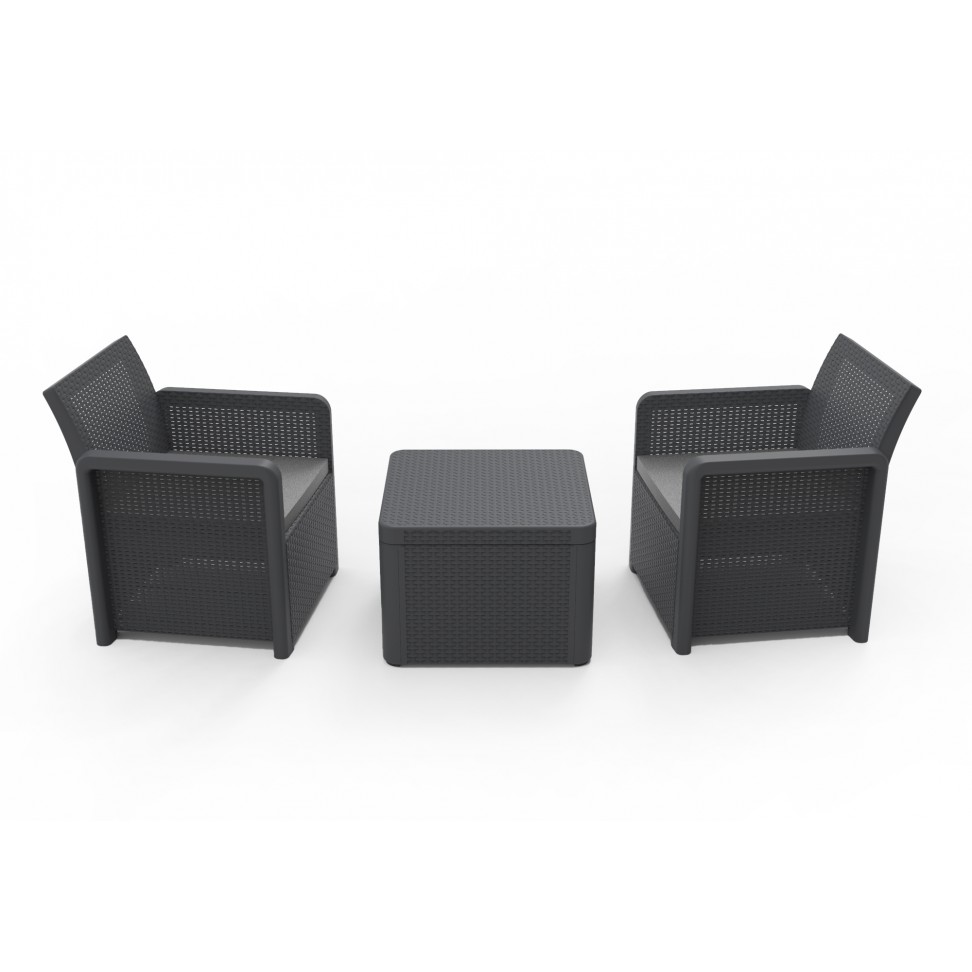 Conjunto Nassau Tete a Tete Storage 2 lugares