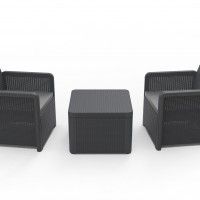 Conjunto Nassau Tete a Tete Storage 2 lugares Conjunto Nassau Tete a Tete Storage 2 lugares