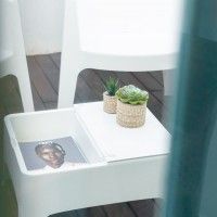 Mesa de apoio Alaska Branco Mesa de apoio Alaska Branco