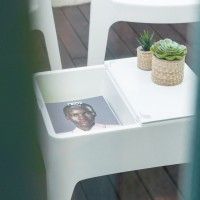 Mesa de apoio Alaska Branco Mesa de apoio Alaska Branco