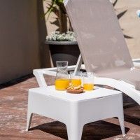 Mesa de apoio Alaska Branco Mesa de apoio Alaska Branco