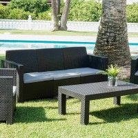 Conjunto Belice Cinzento 5 lugares Conjunto Belice Cinzento 5 lugares