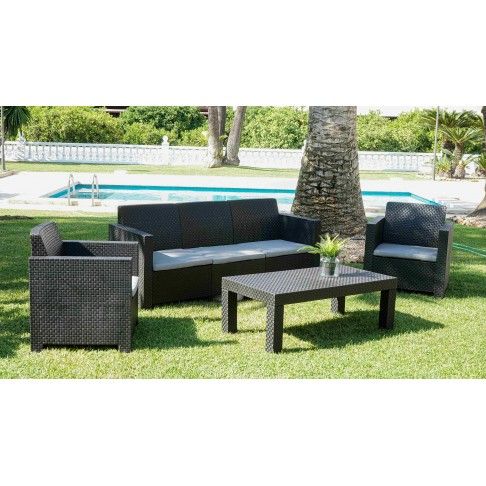 Conjunto Belice Cinzento 5 lugares Conjunto Belice Cinzento 5 lugares