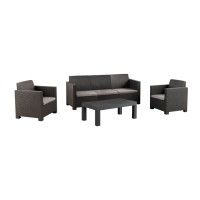 Conjunto Belice Cinzento 5 lugares Conjunto Belice Cinzento 5 lugares