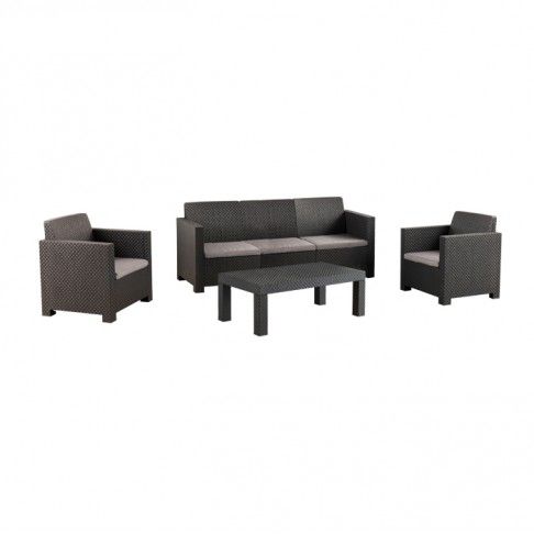 Conjunto Belice Cinzento 5 lugares Conjunto Belice Cinzento 5 lugares