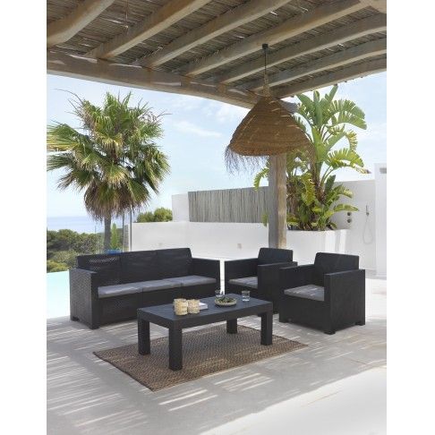 Conjunto Belice Cinzento 5 lugares Conjunto Belice Cinzento 5 lugares