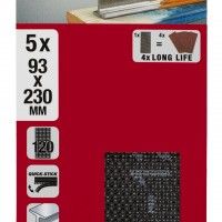 Lixas Abrasivas 93X230 MM K120 5 unidades Lixas Abrasivas 93X230 MM K120 5 unidades