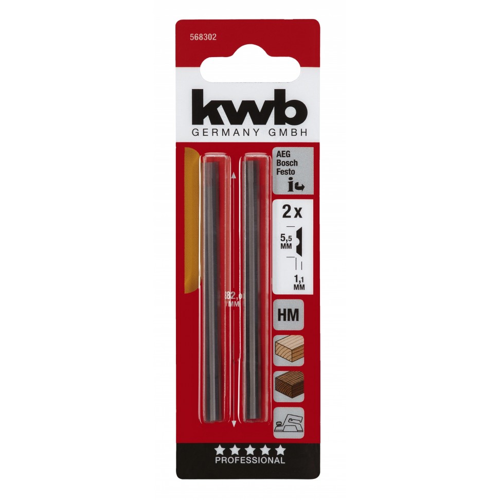 Kit 2 Lâminas HM 83-5,5X82X1,1 Kit 2 Lâminas HM 83-5,5X82X1,1