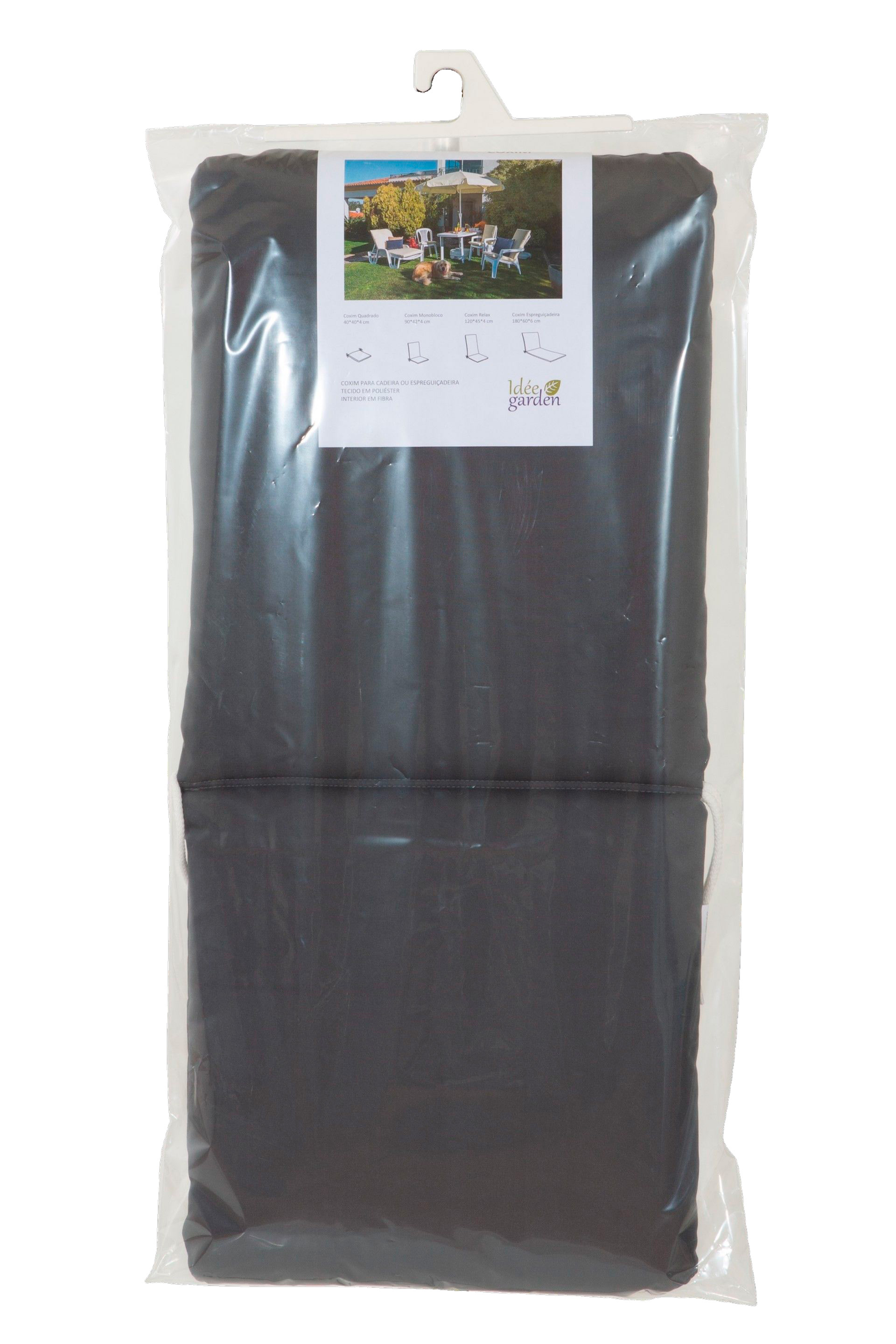 Coxim monobloco alto Cinza