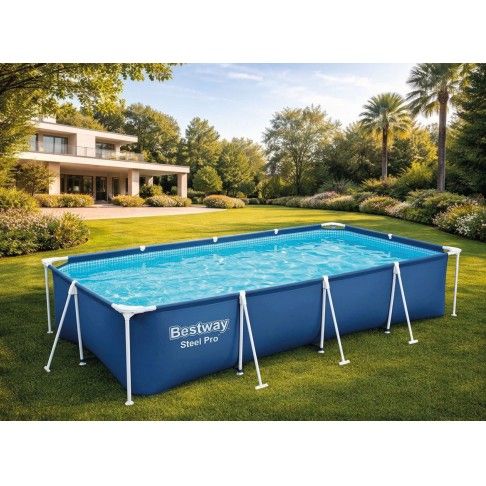 Piscina retangular 4x2,11x81cm Steel Pro Piscina retangular 4x2,11x81cm Steel Pro