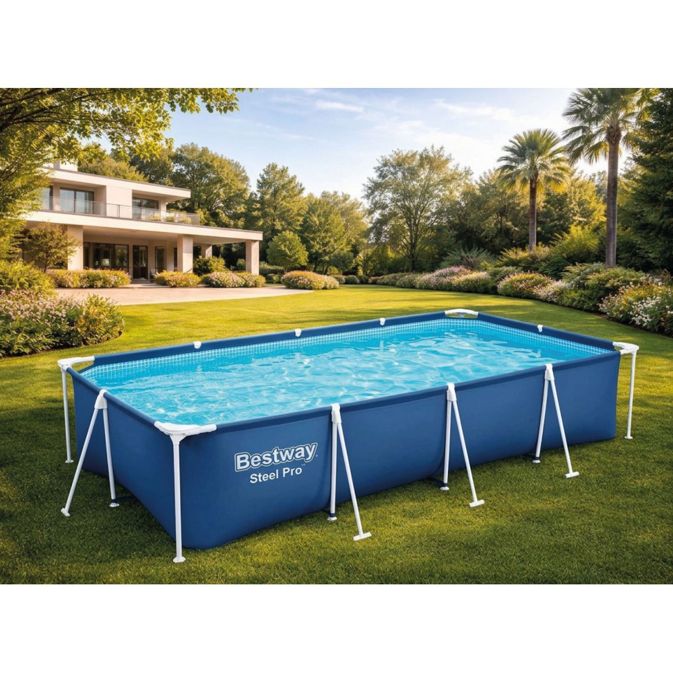 Piscina retangular 4x2,11x81cm Steel Pro Piscina retangular 4x2,11x81cm Steel Pro