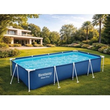 Piscina retangular 4x2,11x81cm Steel Pro Piscina retangular 4x2,11x81cm Steel Pro