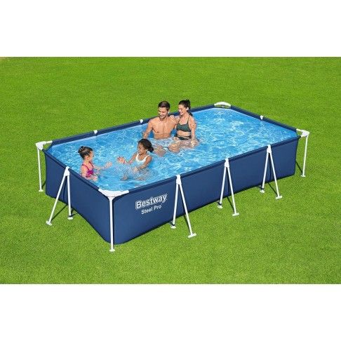Piscina retangular 4x2,11x81cm Steel Pro Piscina retangular 4x2,11x81cm Steel Pro