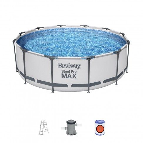 Piscina Redonda 366x100cm Metal Piscina Redonda 366x100cm Metal