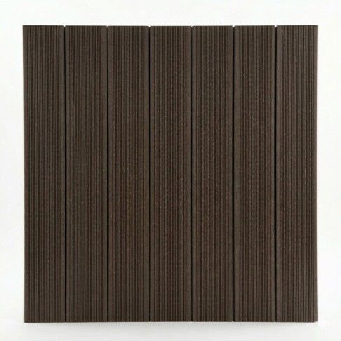 Estrado Deck Compósito 100x6x100cm Castanho Estrado Deck Compósito 100x6x100cm Castanho