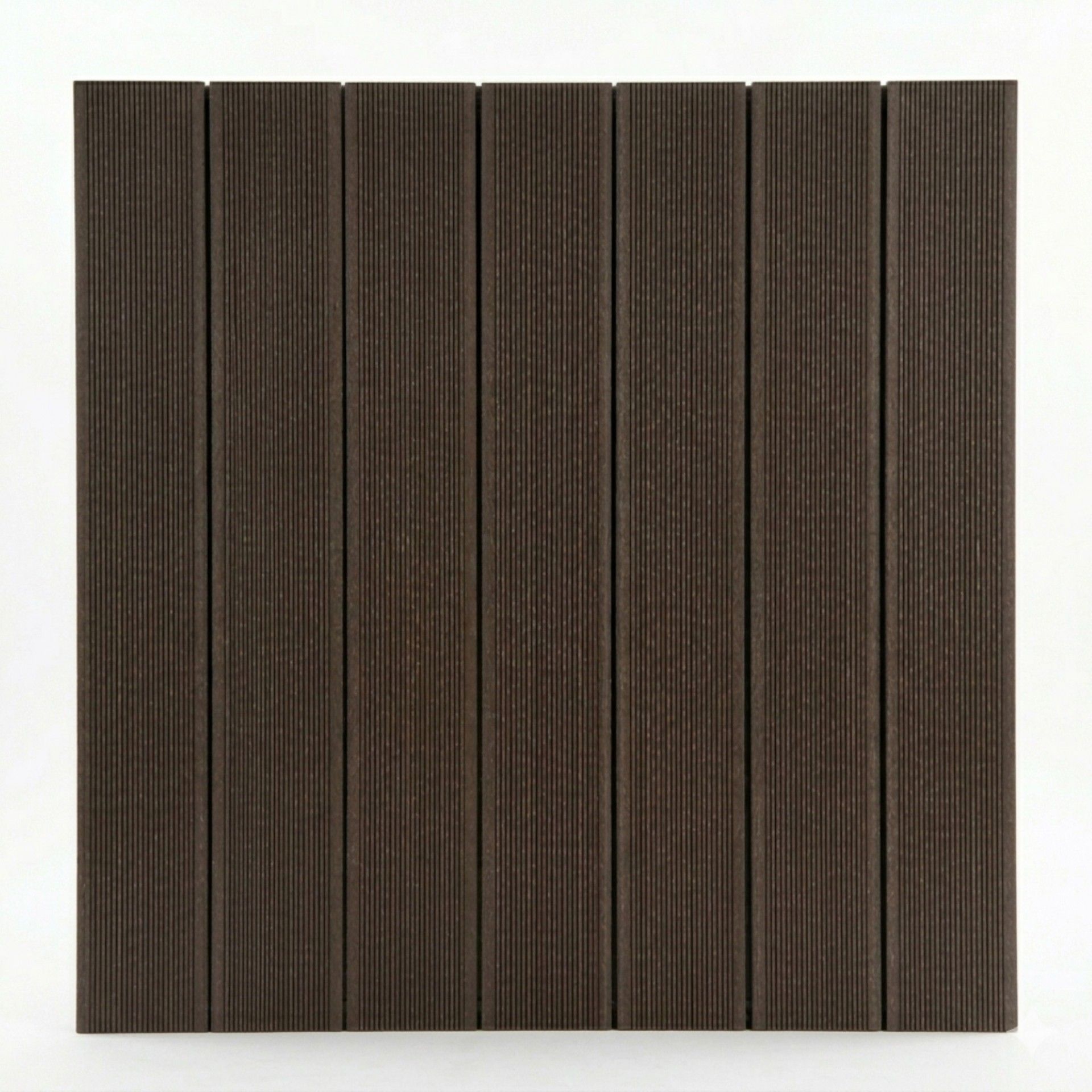 Estrado Deck Compósito 100x6x100cm Castanho