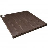 Estrado Deck Compósito 100x6x100cm Castanho Estrado Deck Compósito 100x6x100cm Castanho