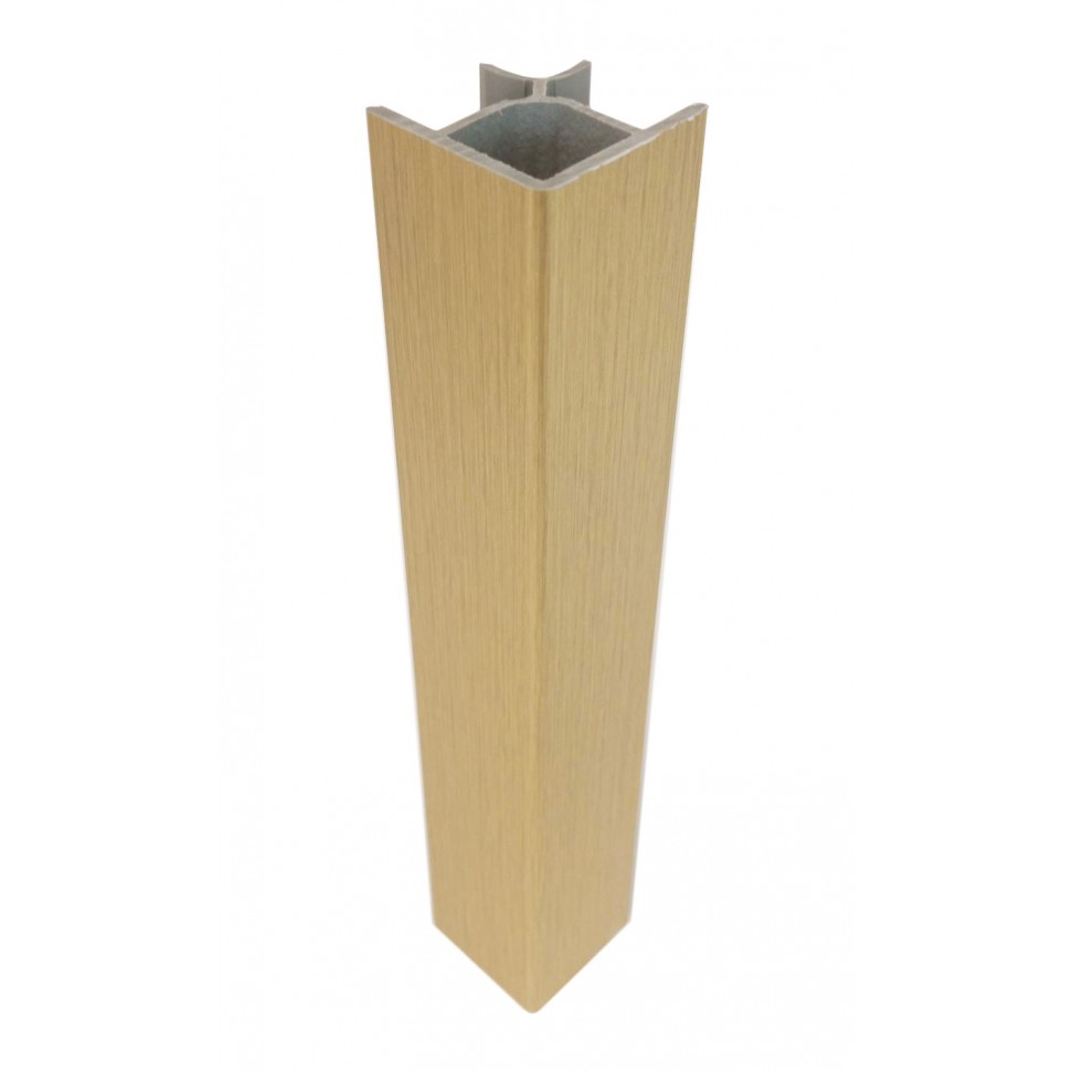 Canto Flexível para Rodapé PVC Dourado Canto Flexível para Rodapé PVC Dourado