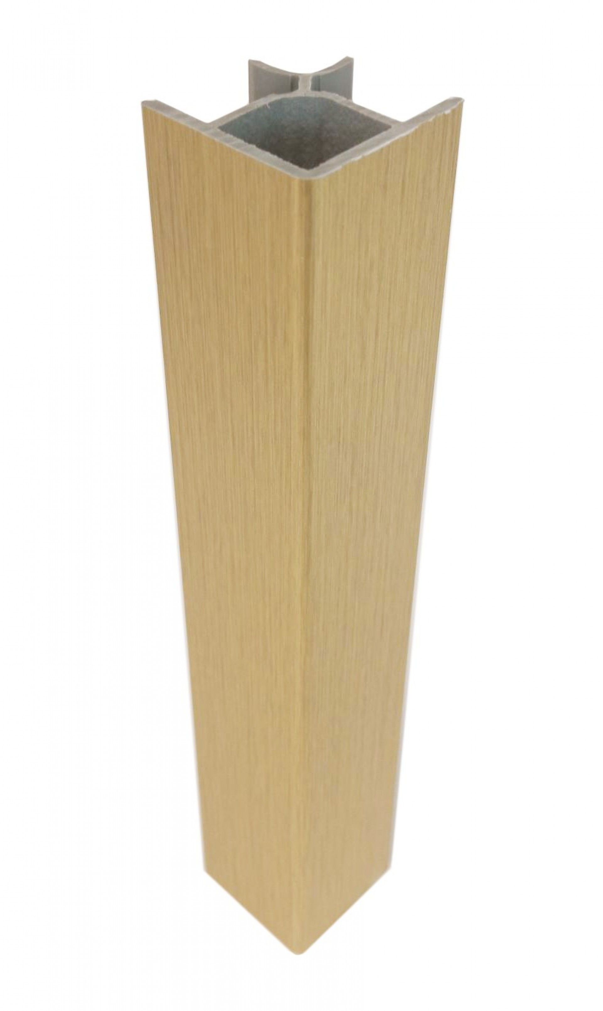 Canto Flexível para Rodapé PVC Dourado