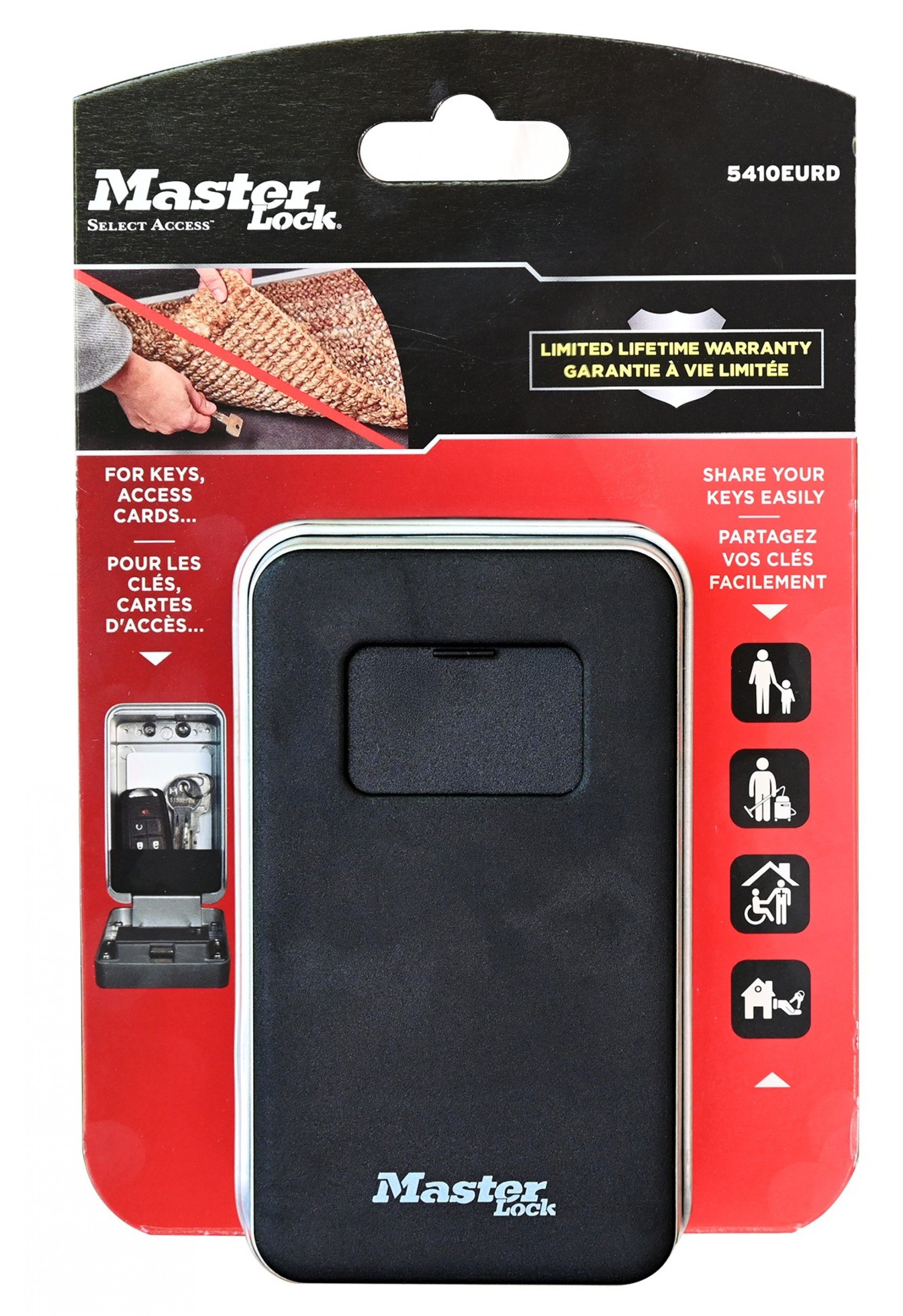 Mini Chaveiro Parede C/Combinação 105x64x39mm