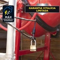 Cadeado Aço Laminado 45mm Ø8mm 4 Chaves Cadeado Aço Laminado 45mm Ø8mm 4 Chaves