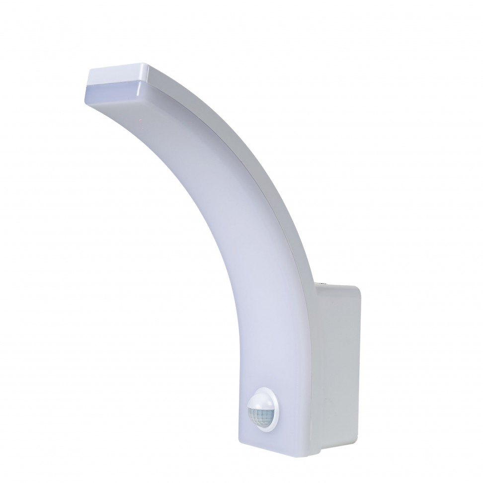 Aplique exterior com sensor 20 W, 25 cm de altura, 2300 lm, branco