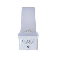 Aplique exterior com sensor 20 W, 25 cm de altura, 2300 lm, branco