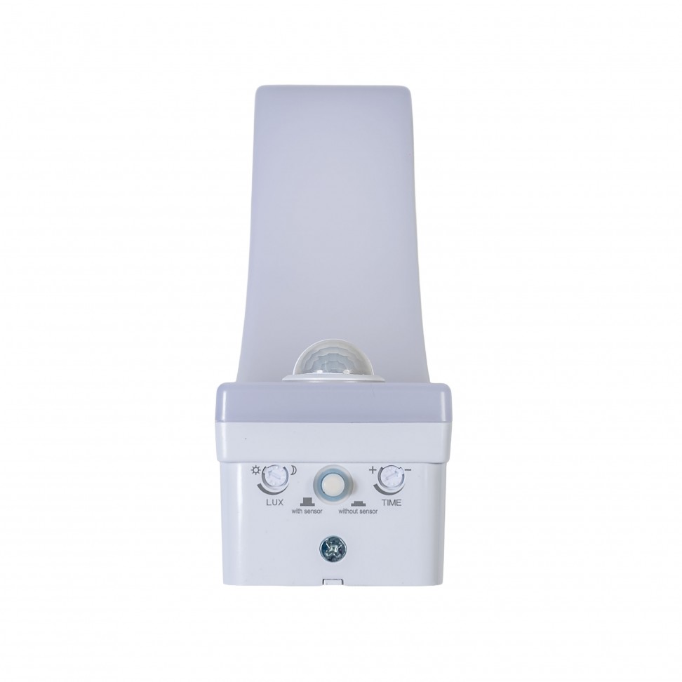 Aplique exterior com sensor 20 W, 25 cm de altura, 2300 lm, branco