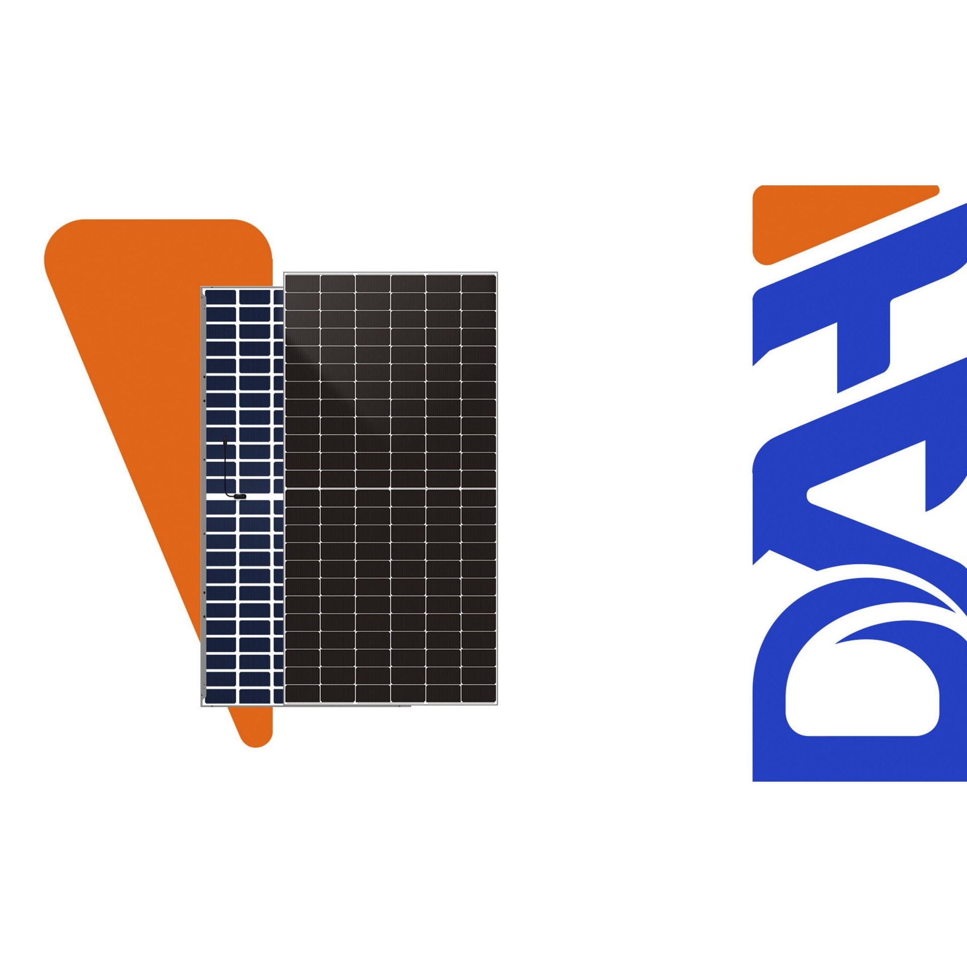 Painel fotovoltaico Dah Solar 595 Wp bifacial