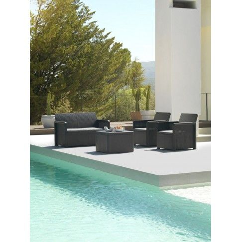 Conjunto Nassau Storage Grafito 4 Lugares Conjunto Nassau Storage Grafito 4 Lugares