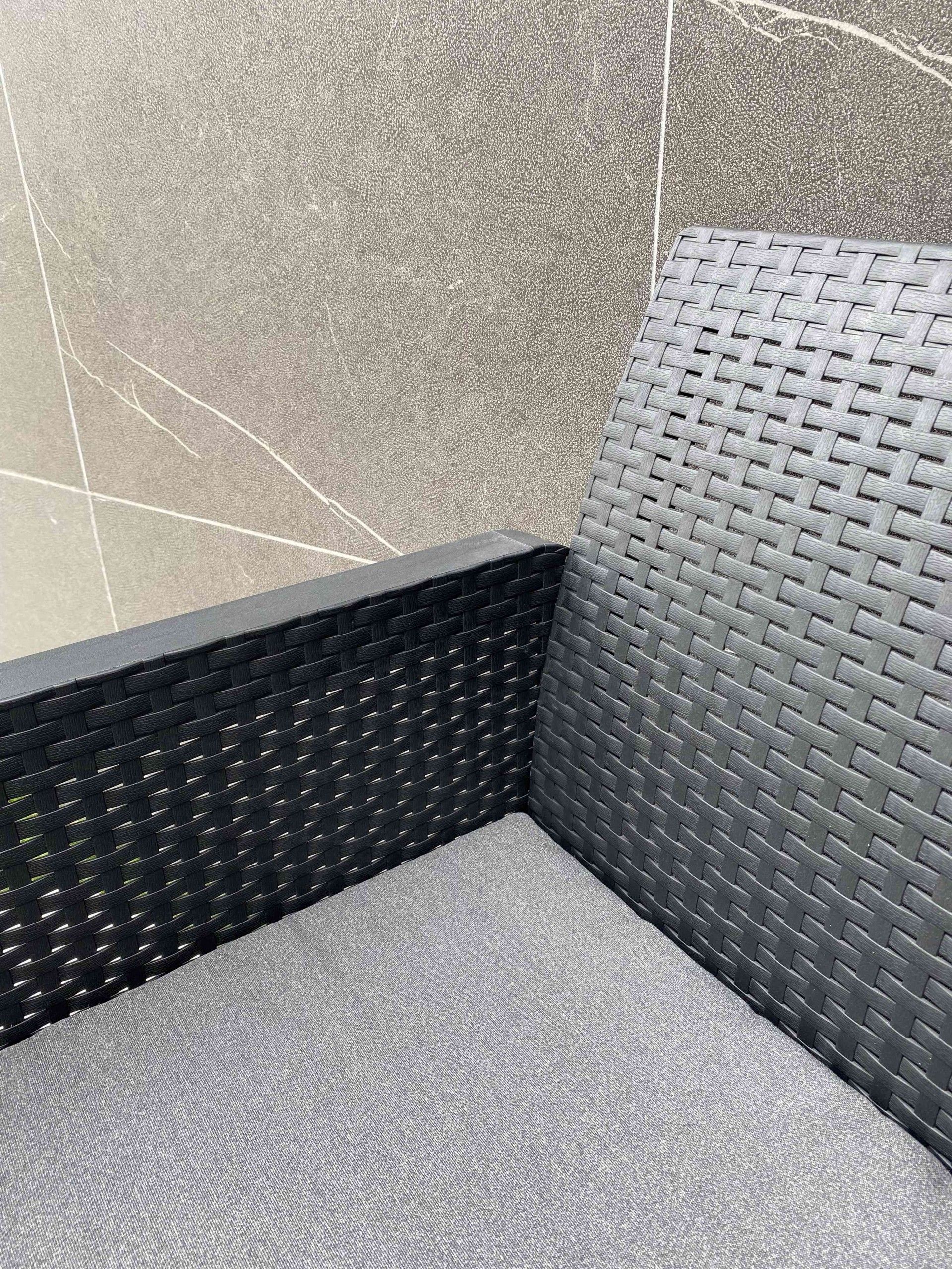 Conjunto Nassau Storage Grafito 4 Lugares