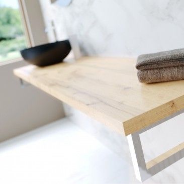 Tampo Max para Lavat�rio 121x46x3cm Carvalho