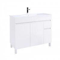 Conjunto Elba (Móvel+Lavatório) 81x100x45cm, Branco Conjunto Elba (Móvel+Lavatório) 81x100x45cm, Branco