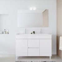 Conjunto Elba (M�vel + Lavat�rio) 120x45x81cm Branco