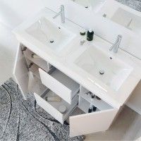 Conjunto Elba (M�vel + Lavat�rio) 120x45x81cm Branco