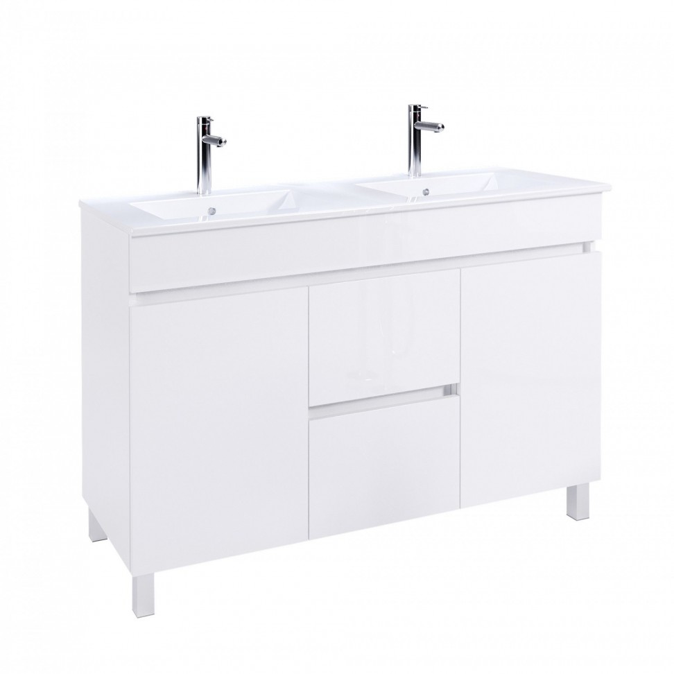 Conjunto Elba (M�vel + Lavat�rio) 120x45x81cm Branco