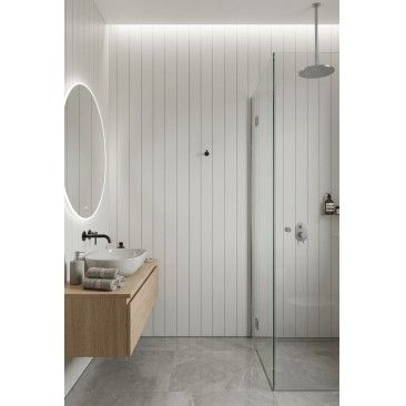 Lambrim PVC Branco 2700x200x6mm Cx.5,4m2