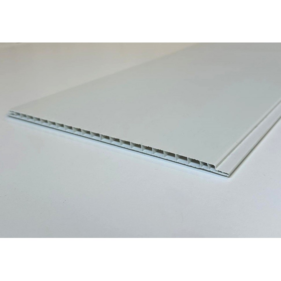 Lambrim PVC Branco 2700x200x6mm Cx.5,4m2