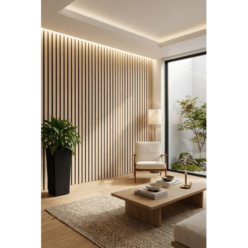 Ripado Pvc Carvalho Riga 2800x143x24mm Cx.2m2