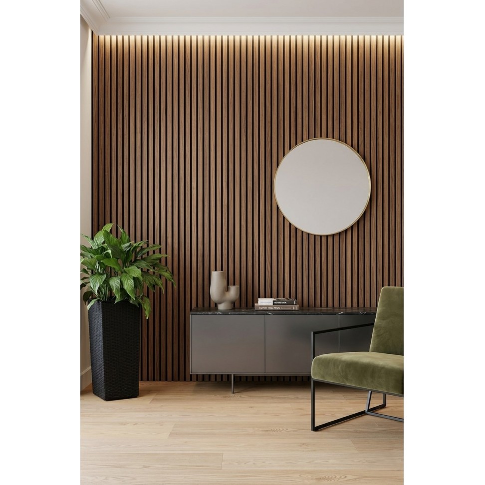 Ripado Pvc Nogueira 2800x143x24mm Cx.2m2