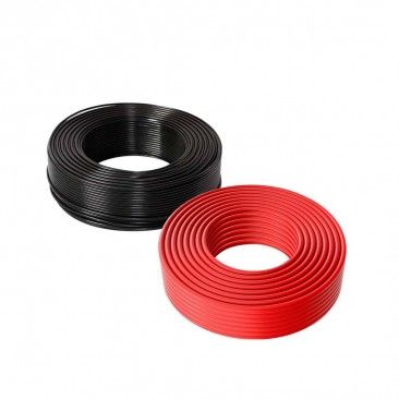 Cabo Solar 6mm Preto 1m Cabo Solar 6mm Preto 1m