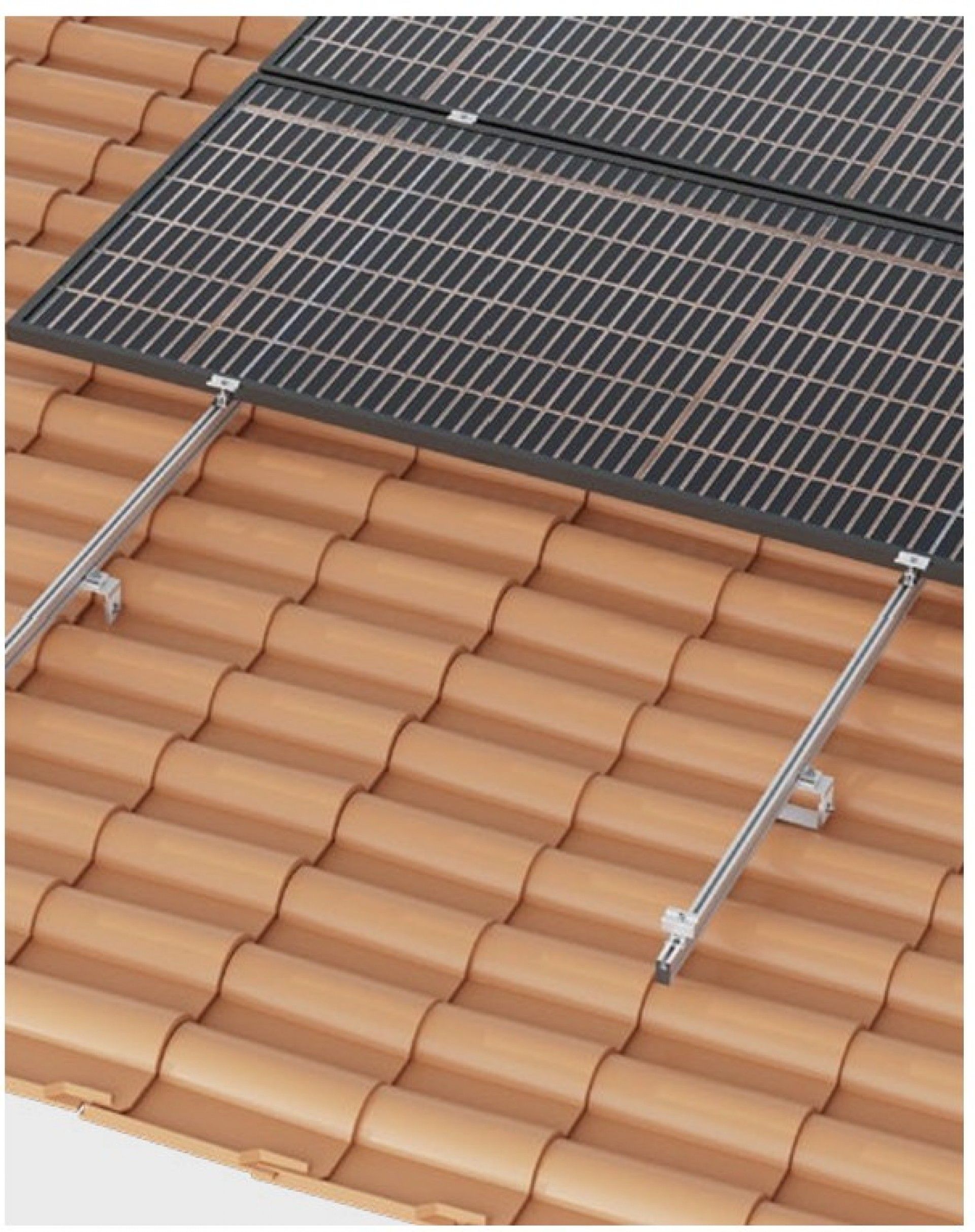 Suporte Painel Solar para Cobertura Inclinada 1un