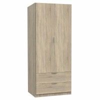 Roupeiro Dublin 180x74x50cm Carvalho Roupeiro Dublin 180x74x50cm Carvalho