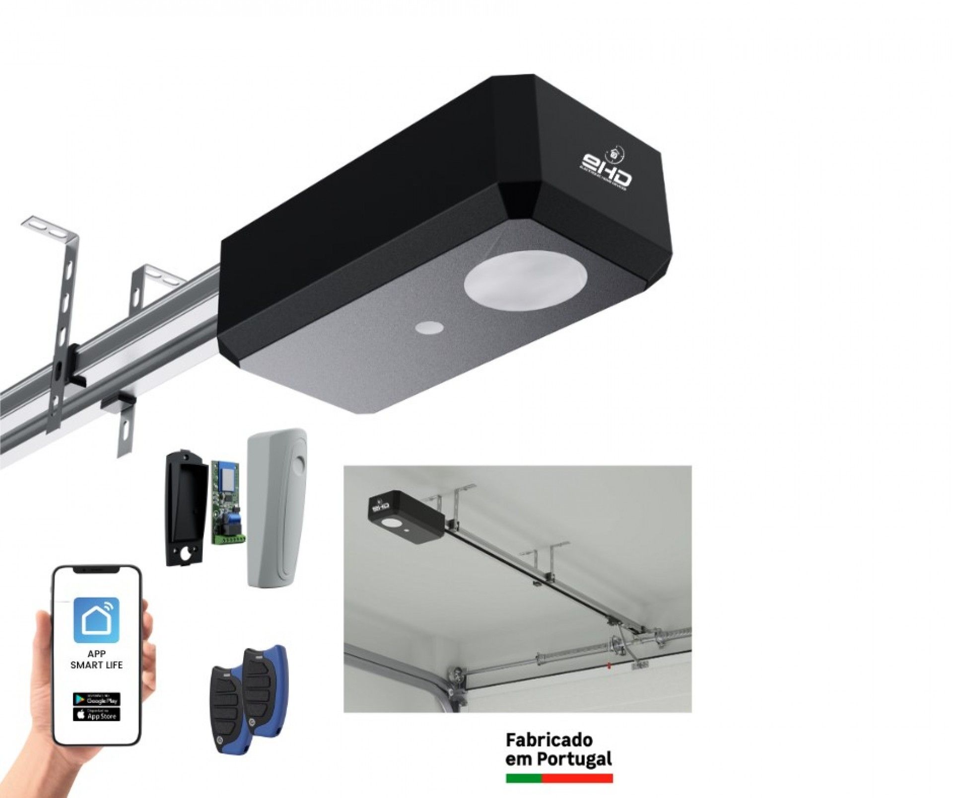 Kit Motor Portão Garagem para Teto Athena 600PRO