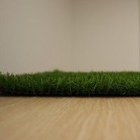 Relva artificial 20mm verde/verde Sage rolo 1x5m