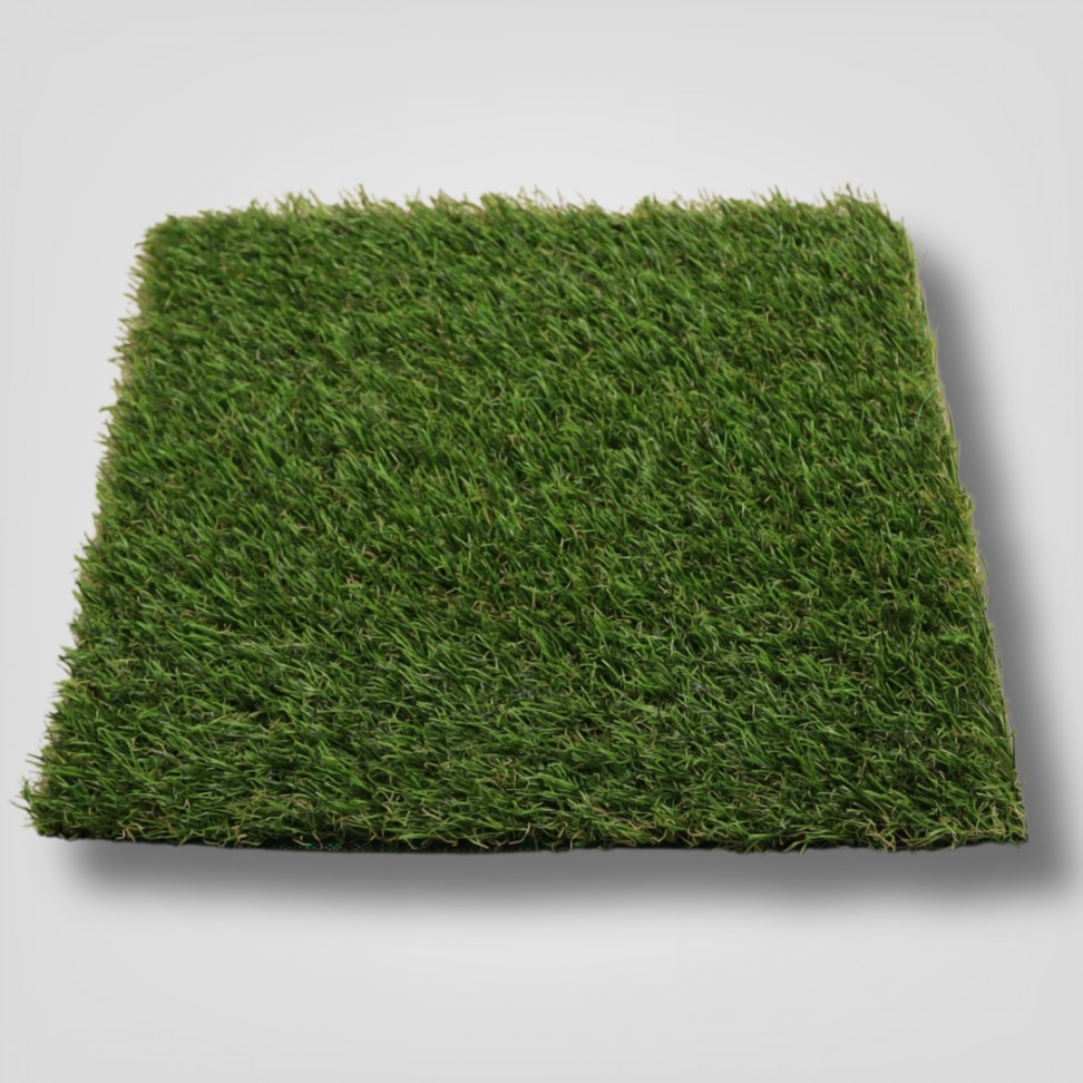 Relva artificial 35mm verde/castanho Spine rolo 1x5m