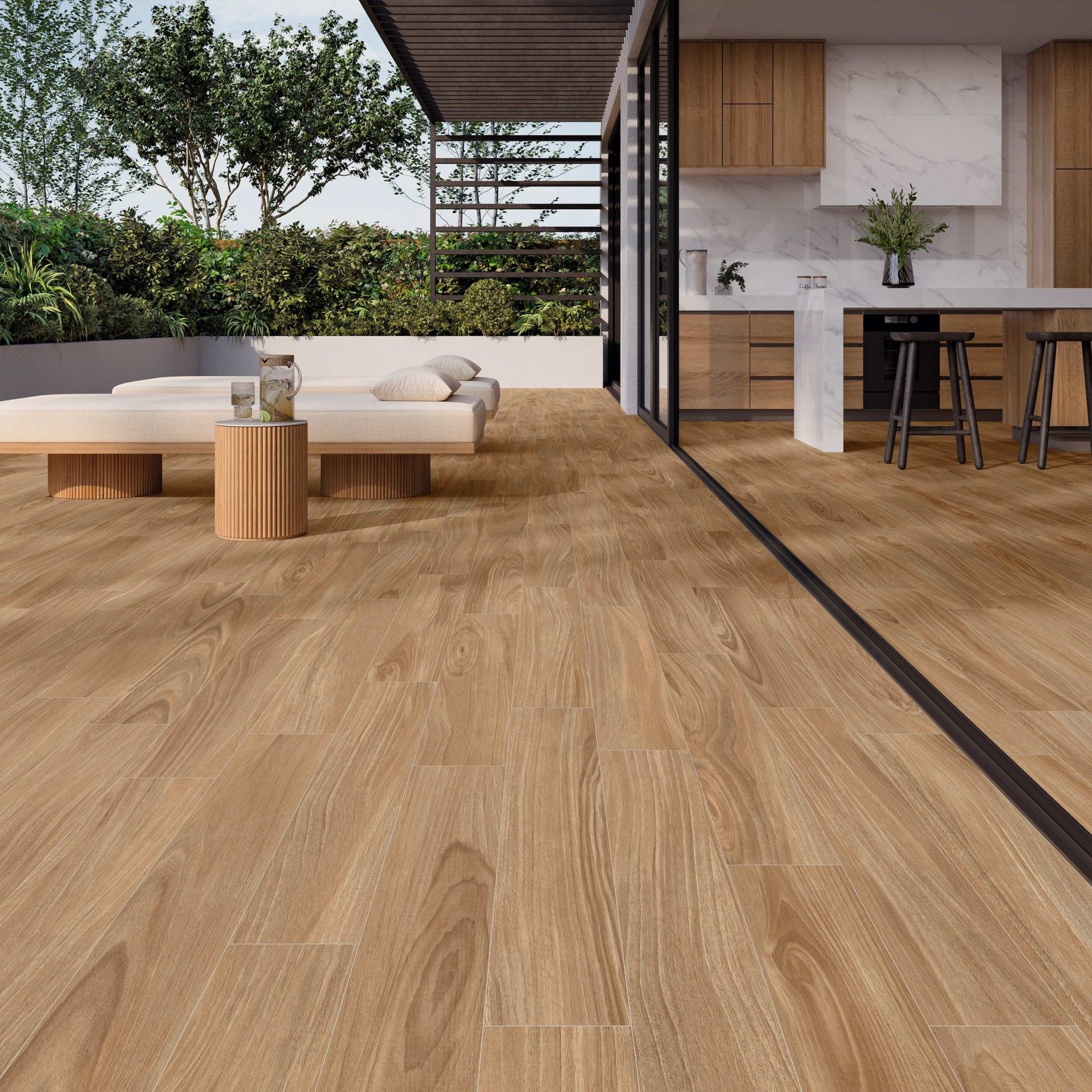 Porcelânico Kirova Roble 15X90 Cx.1,215m2