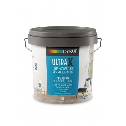 Tinta UltraX Anti Fungos Int/Ext Branco 4l Tinta UltraX Anti Fungos Int/Ext Branco 4l